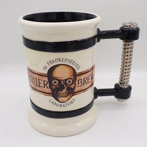 Dept.56 MUG. Halloween Frankenstein's Lab Skull Vintage ceramic Killer Brew!